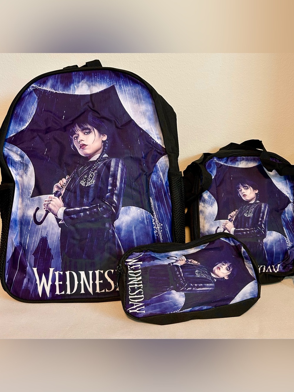 Wednesday Backpack set